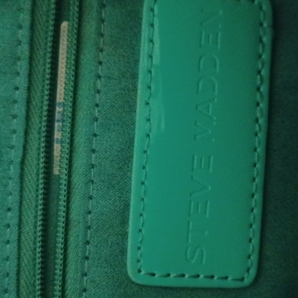 Steve Madden Pauline Embellished Convertible Clutch Color: Turquoise - Picture 6 of 8